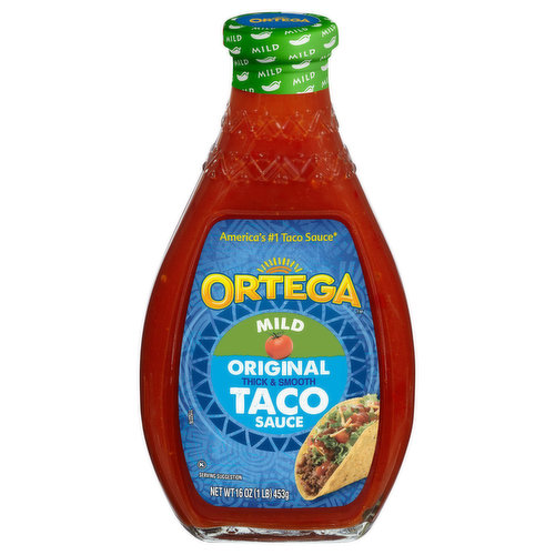 Ortega Taco Sauce, Original, Mild