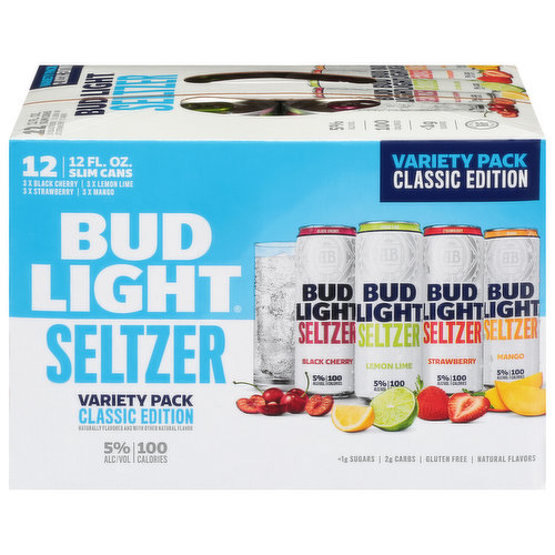 Bud Light Seltzer, Assorted, Variety Pack