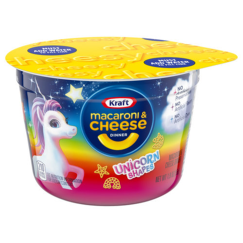 Kraft Macaroni & Cheese Dinner, Unicorn Shapes