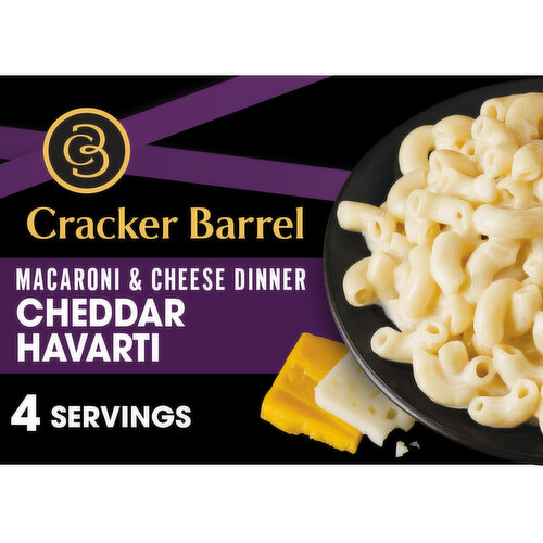 Cracker Barrel Cheddar Havarti Macaroni & Cheese Dinner