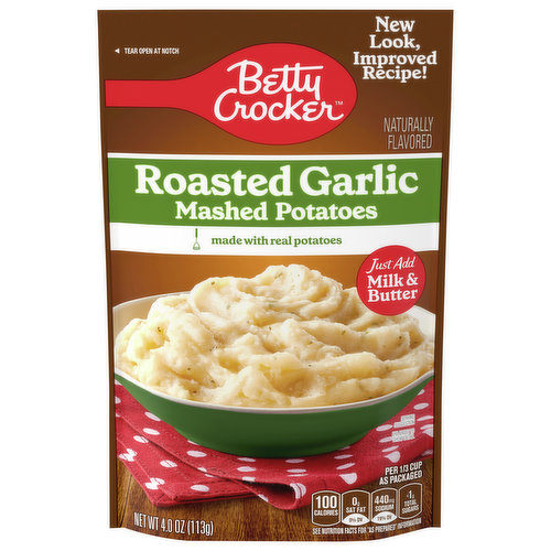 Betty Crocker Mashed Potatoes, Roasted Garlic