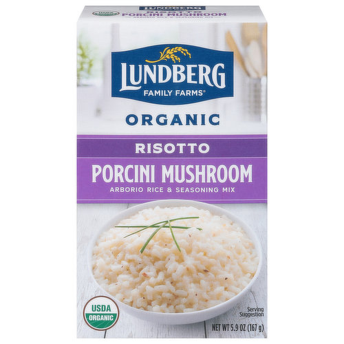 Lundberg Family Farms Risotto, Organic, Porcini Mushroom
