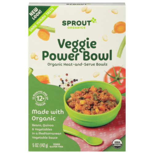 Sprout Organics Veggie Power Bowl, Organic