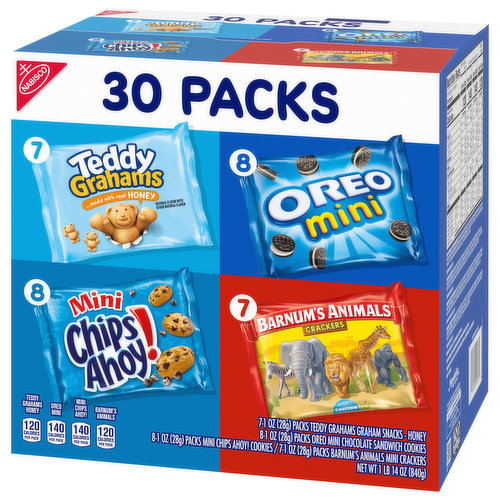 Nabisco Cookie And Cracker Variety Pack, Pack Of 40 Bags