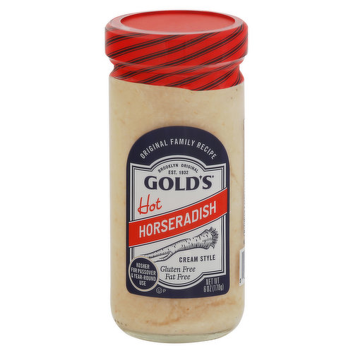 Gold's Horseradish, Cream Style, Hot