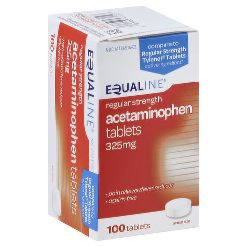 Equaline Acetaminophen, Regular Strength, 325 mg, Tablets