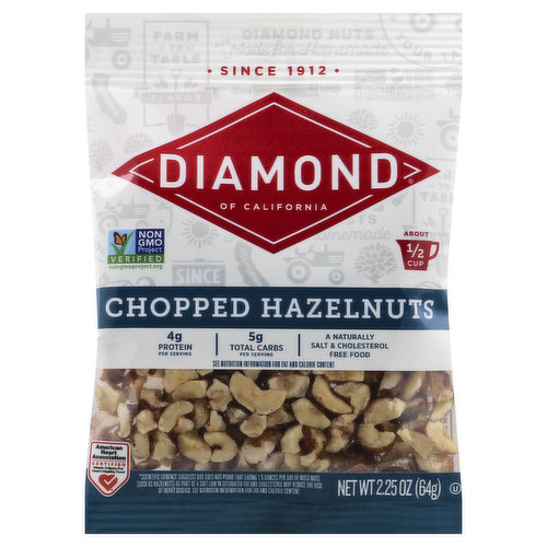 Diamond Hazelnuts, Chopped