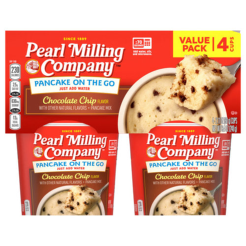 Pearl Milling Company Pancake on the Go, Chocolate Chip, Value Pack