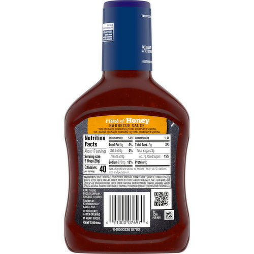 Kraft Original Bbq Sauce Nutrition Facts Besto Blog