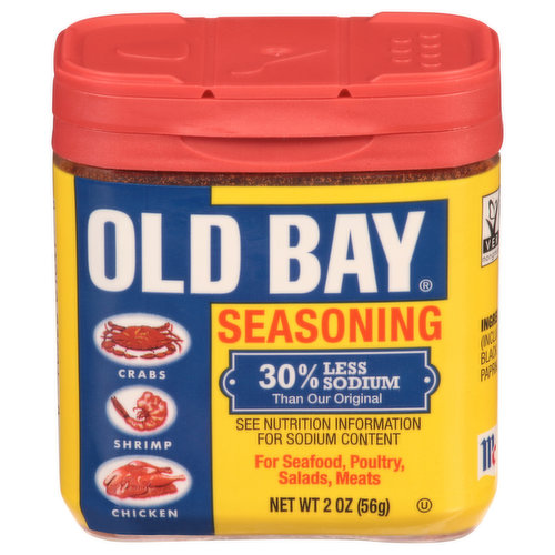 OLD BAY 30% Less Sodium Seasoning