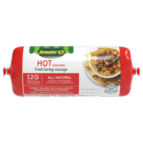 Jennie-O Fresh Turkey Sausage, Hot Seasoned