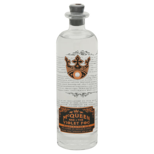 McQueen and the Violet Frog Gin, Handcrafted