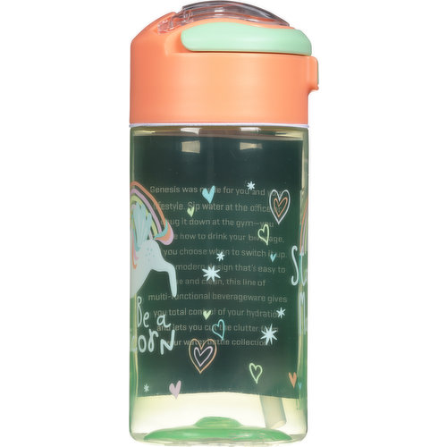  Zak Designs Genesis Durable Plastic Water Bottle with