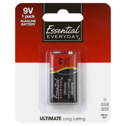 Ultimate long lasting. Great products at a price you'll love - that's Essential Everyday. Our goal is to provide the products your family wants, at a substantial savings versus comparable brands. We're so confident that you'll love Essential Everyday, we stand behind our products with a 100% satisfaction guarantee. Guaranteed for up to 7 years (when stored in a cool dry place) in storage. 100% Quality Guaranteed: Like it or let us make it right. That's our quality promise. 877-932-7948. essentialeveryday.com. Made in China.