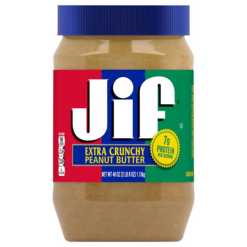 Jif Peanut Butter, Extra Crunchy