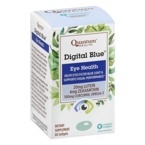 Quantum Health Eye Health, Digital Blue, Softgels