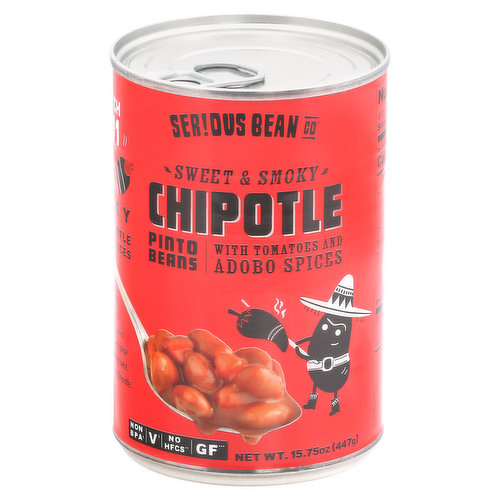 Seriously delicious. Always original. Always bold. Always delicious. We don't do boring. We create each of our unique flavors with the highest quality, most flavorful ingredients and the best beans from America's Heartland. We're serious about our love for beans. - Ace. Never boring. Always serious. Natch no. 11. Medium heat. Smoky. Real chipotle & adobo spices. Slightly spicy, smoky and perfectly sweet! Chunks of real tomatoes and authentic adobo spice make for a surprising twist. It's sweet & smoky chipotle.