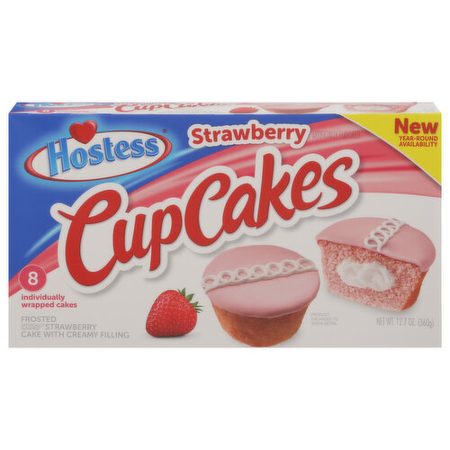 Hostess Cup Cakes, Strawberry