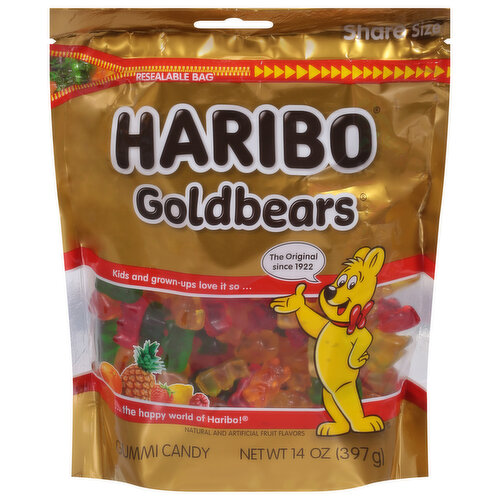 Haribo Gummi Candy, Goldbears, Share Size