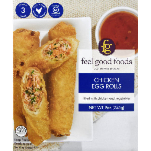 Feel Good Vegetable Egg Rolls, Meals & Entrees