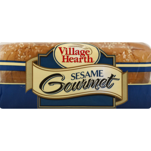 Combining nature's best ingredients, the bakers of Village Hearth have developed the Gourmet Bun. Its silky smooth texture married with the delicate crunch of its sesame seed topping will make these buns an instant family favorite! Try Village Hearth Gourmet Buns for a tasty treat at lunch, snack time, anytime. The entire line of Village Hearth Breads & Buns are made with wholesome ingredients. Village Hearth Bread & Buns give you and your family a real variety, all with a pleasing texture that's not dry nor hard but still have the taste of good country cooking. www.panogold.com.
