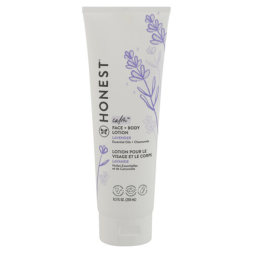 Honest Calm Face + Body Lotion, Lavender