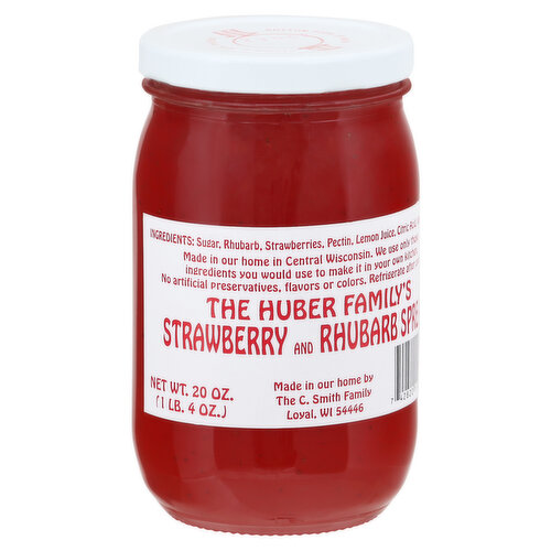 The Huber Family's Spread, Strawberry and Rhubarb