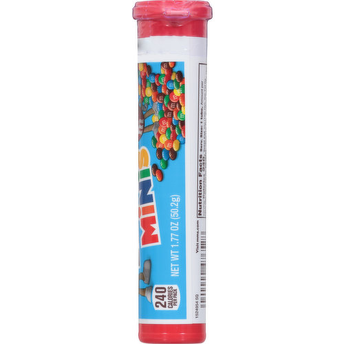 Calories in M&M's Minis Chocolate Candies (Tube) and Nutrition Facts
