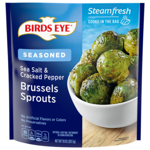 Birds Eye Steamfresh Sea Salt & Cracked Pepper Brussels Sprouts Frozen Vegetables