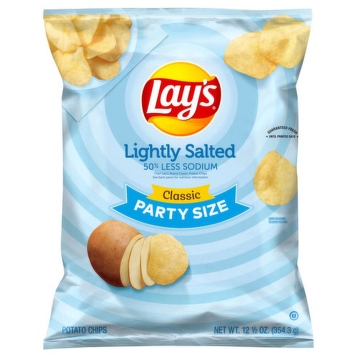 Lay's Potato Chips, Wavy Original, 10.5 Ounce