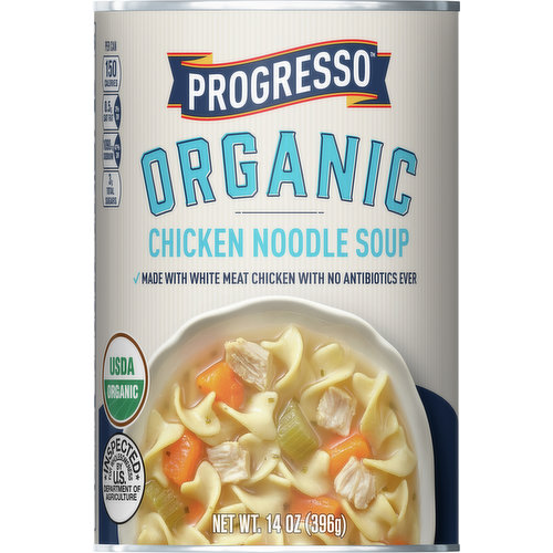 Progresso Organic Canned Soup Chicken Noodle Soup, 14 oz - Ralphs