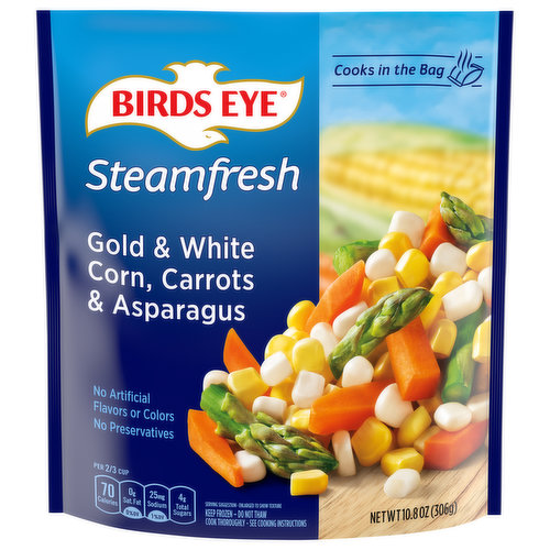 Birds Eye Steamfresh Steamfresh Gold and White Corn  Frozen Vegetable