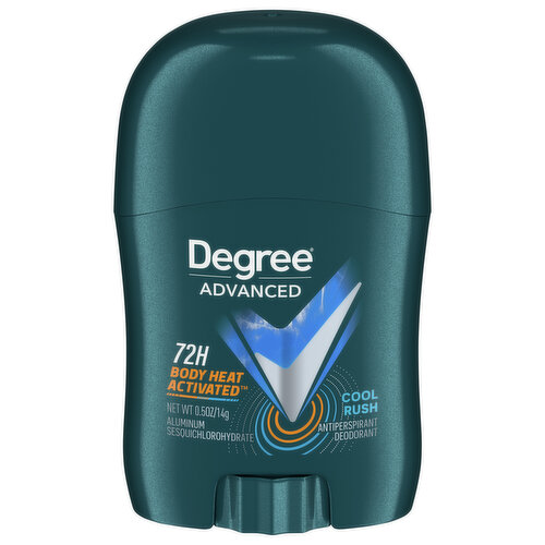 Degree Advanced Antiperspirant Deodorant, 72H, Cool Rush