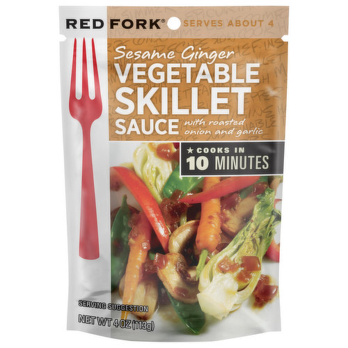 Vegetable Skillet Sauce, Sesame Ginger