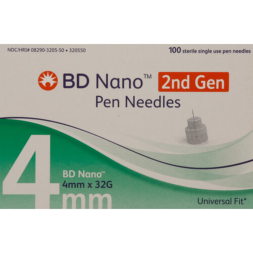 BD Nano 2nd Gen Pen Needles