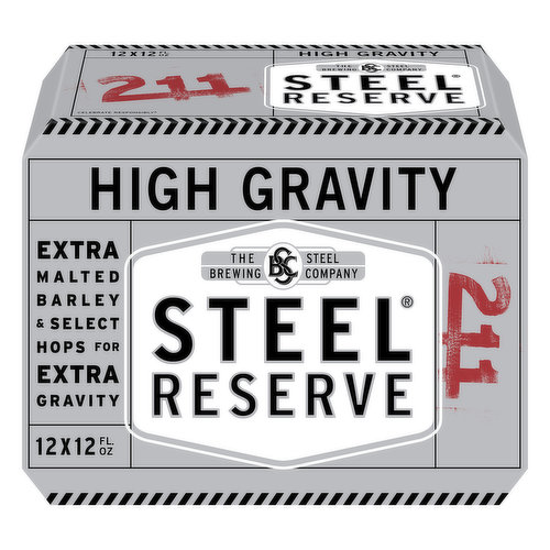 Steel Reserve Beer, High Gravity 211