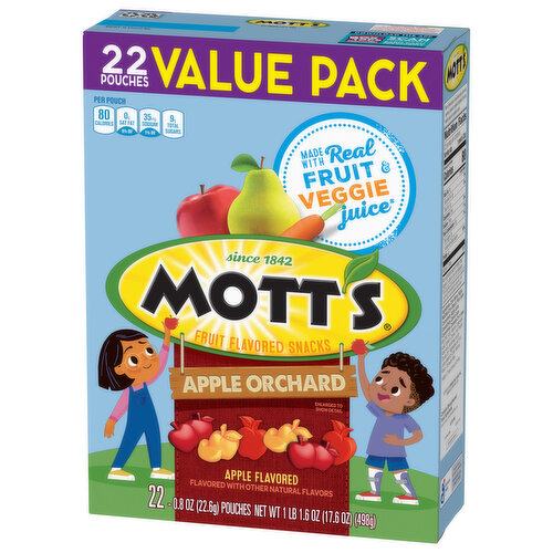 Mott's Apple Orchard Fruit Flavored Snacks Value Pack