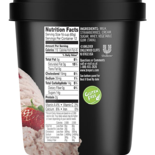 Breyers Strawberry Ice Cream Nutrition Facts Besto Blog 0550