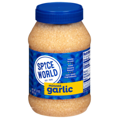 Spice World Garlic, Minced