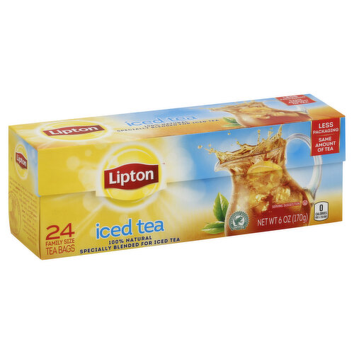 Lipton Iced Tea, Family Size Tea Bags