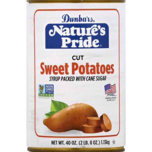 Syrup packed with cane sugar. Non GMO Project verified. nongmoproject.org. Gluten free. For great recipes, www.MoodyDunbar.com. Steel: Please recycle. Proudly grown & packed in the USA. Product of USA.