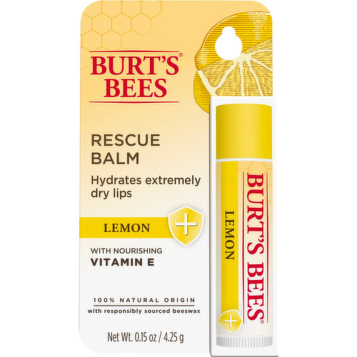 Burt's Bees Lip Balm Rescue 4 Pack