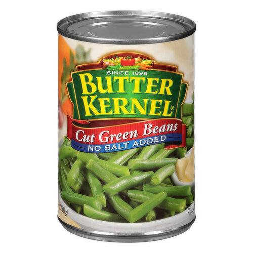 Butter Kernel Cut Green Beans, No Salt Added