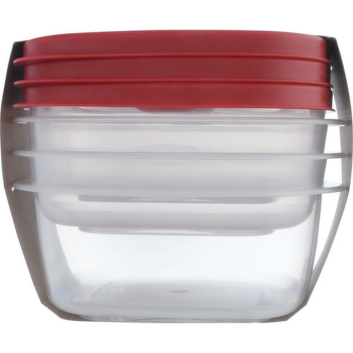 Rubbermaid EasyFindLids Containers + Lids, Value Pack - 6 pieces