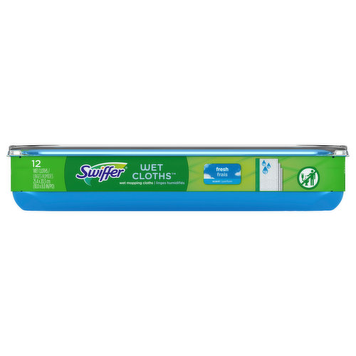 Swiffer Wet Mopping Cloths, Fresh Scent