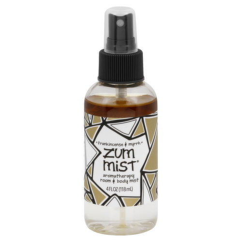 ZUM MIST Room & Body Mist, Aromatherapy, Frankincense & Myrrh