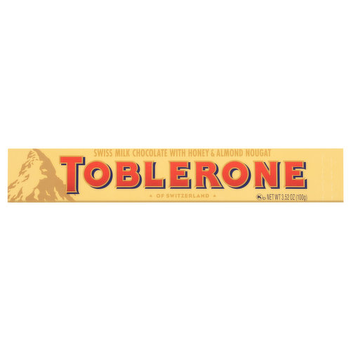 Toblerone Milk Chocolate, Swiss