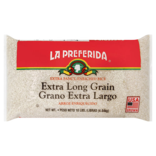 La Preferida Rice, Enriched, Extra Fancy, Extra Long Grain