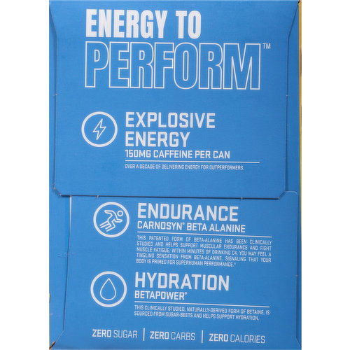 C4 Energy Drink + Frozen Bombsicle + Zero Sugar + Explosive Energy + 4-Pack  + 12 oz Cans 