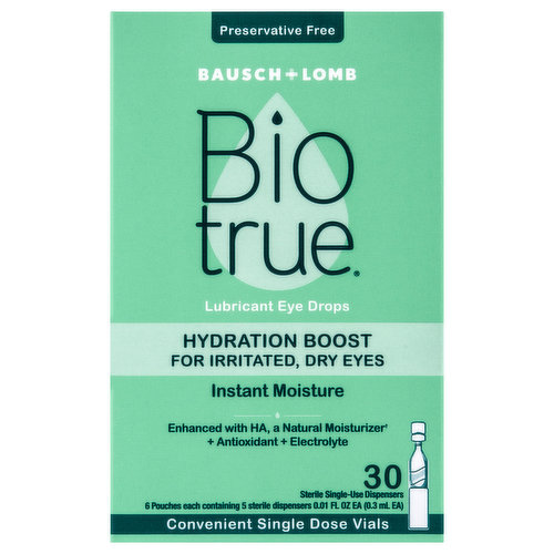 Biotrue Lubricants Eye Drops, Bausch + Lomb